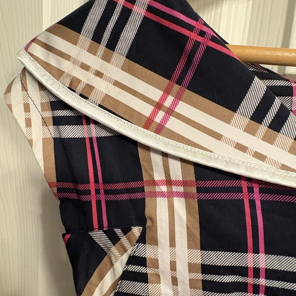 Bettie Page RARE Tartan Vintage Pin Up Dress - Picture 6 of 8